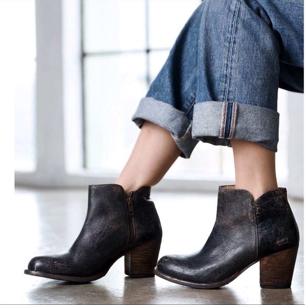 BED STU Sonic Leather Bootie .